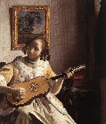 VERMEER VAN DELFT, Jan The Guitar Player rqw china oil painting artist